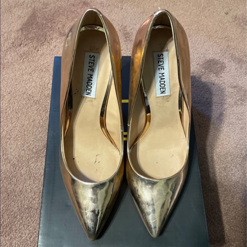 Steve Madden rose gold heels